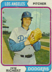 1974 Topps Baseball Cards      348     Pete Richert